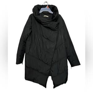 Alice + Olivia Black Down Filled Winter Puffer Coat Women’s Size Medium